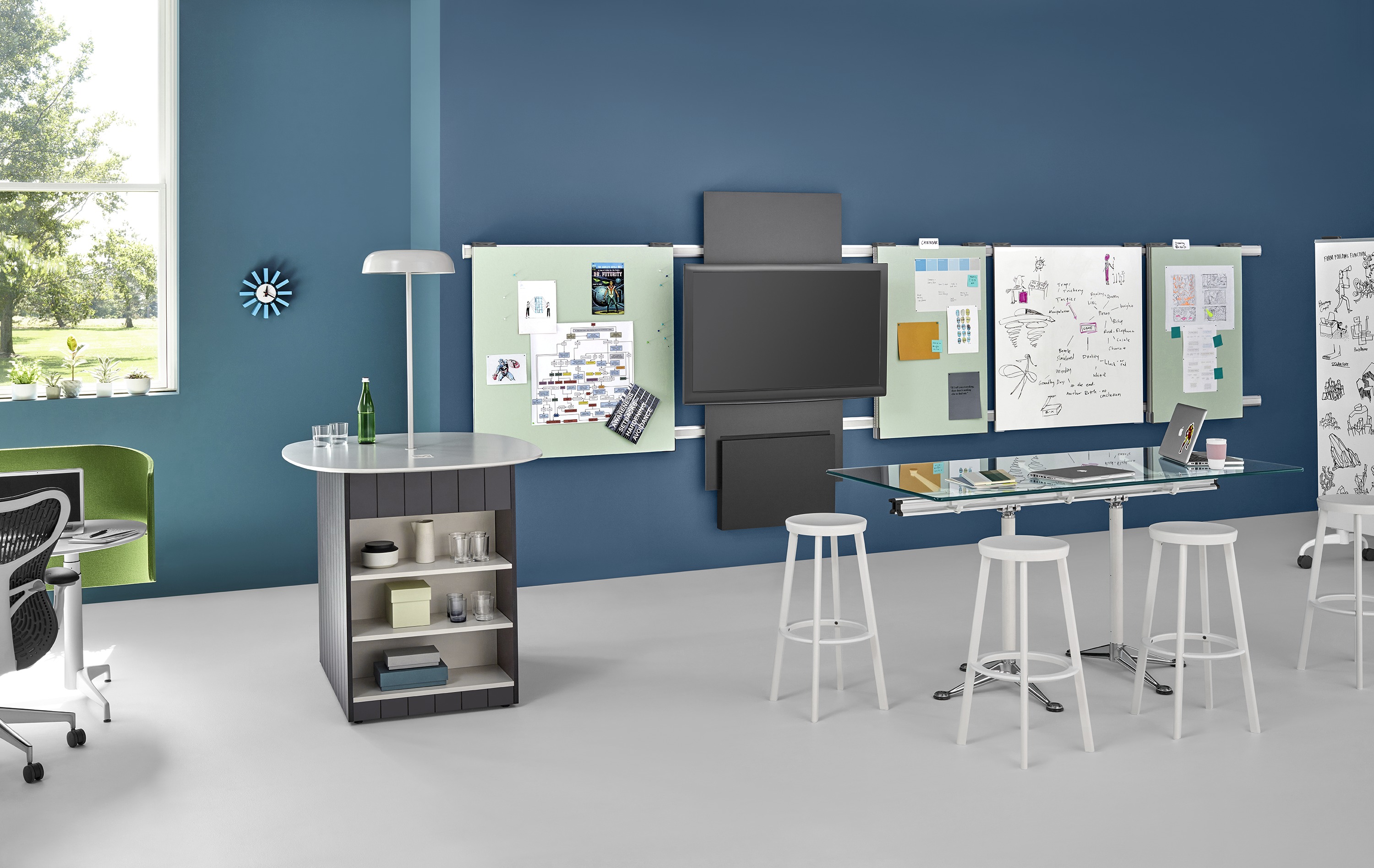 培训家具|书写板|办公家具|华体会体育官方在线官网家具|飞地多功能活动书写板